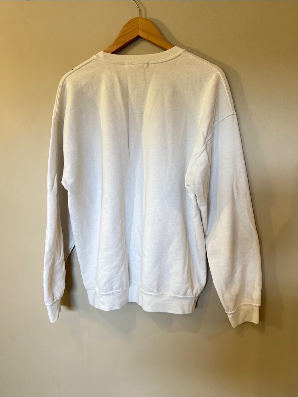 Project Social T Tennis Club Graphic Crewneck Sweatshirt White Men’s S/M Vintage - Picture 6 of 6